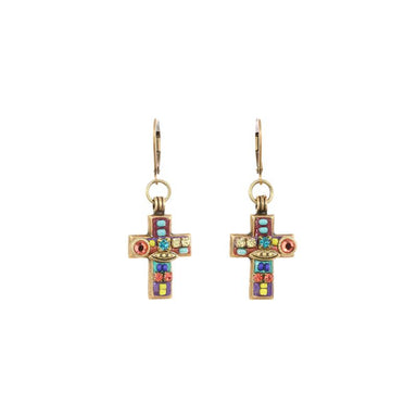 Michal Golan Jewelry Michal Golan Multi-Bright Cross Earrings