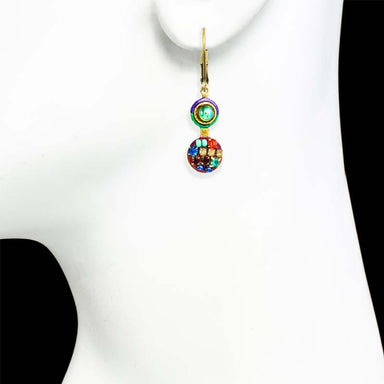 Michal Golan Jewelry Michal Golan Multi-Bright Double Circle Earrings