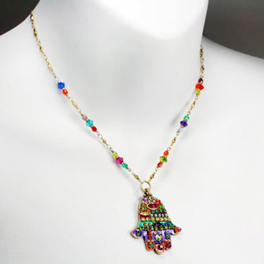 Michal Golan Jewelry Michal Golan Multi-Bright Hamsa Necklace