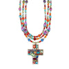 Michal Golan Jewelry Michal Golan Multi-Bright Layered Cross Necklace