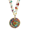 Michal Golan Jewelry Michal Golan Multi Bright Small Medallion Necklace