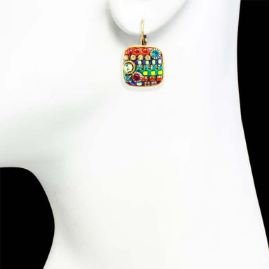 Michal Golan Jewelry Michal Golan Multi Bright Square Earrings