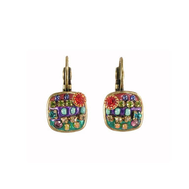 Michal Golan Jewelry Michal Golan Multi Bright Tiny Square Earrings