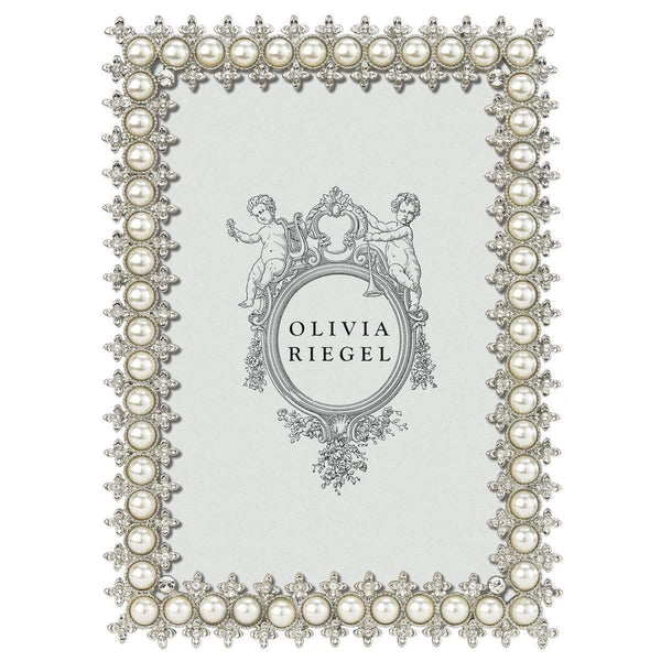 Olivia Riegel Picture Frames Olivia Riegel Crystal & Pearl 4" X 6" Frame