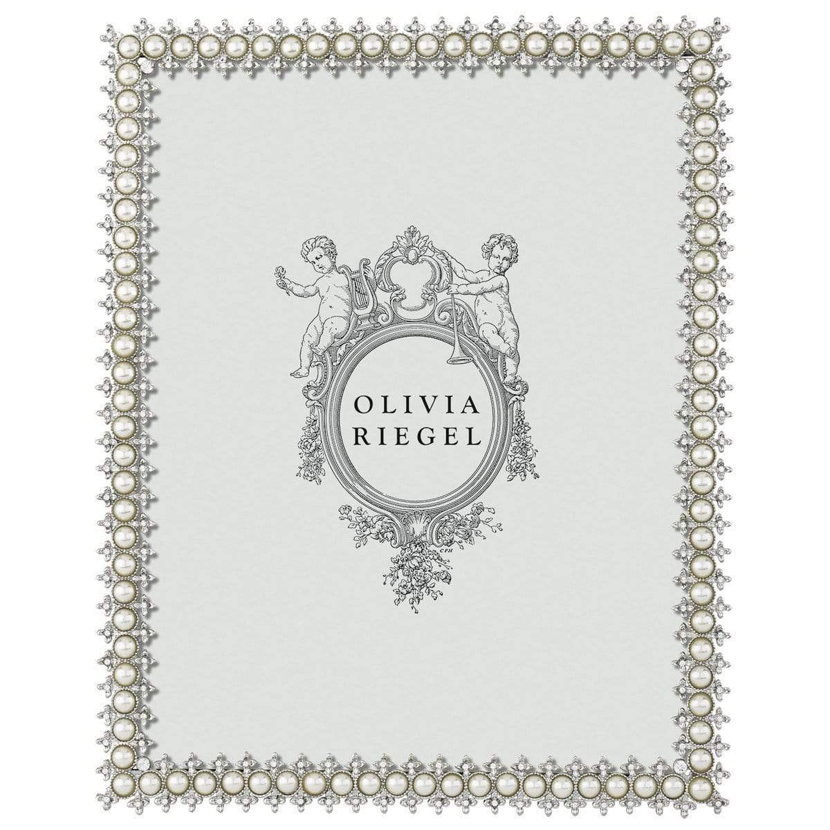 Olivia Riegel Picture Frames Olivia Riegel Crystal & Pearl 8" X 10" Frame