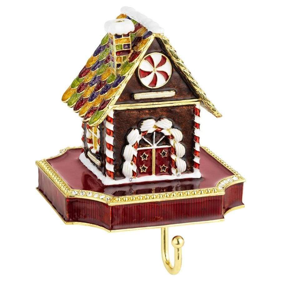 Gingerbread Bakery Enameled Christmas Container