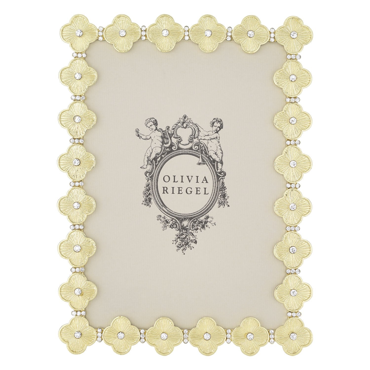 Olivia Riegel Picture Frames Olivia Riegel Gold Clover 5" x 7" Frame