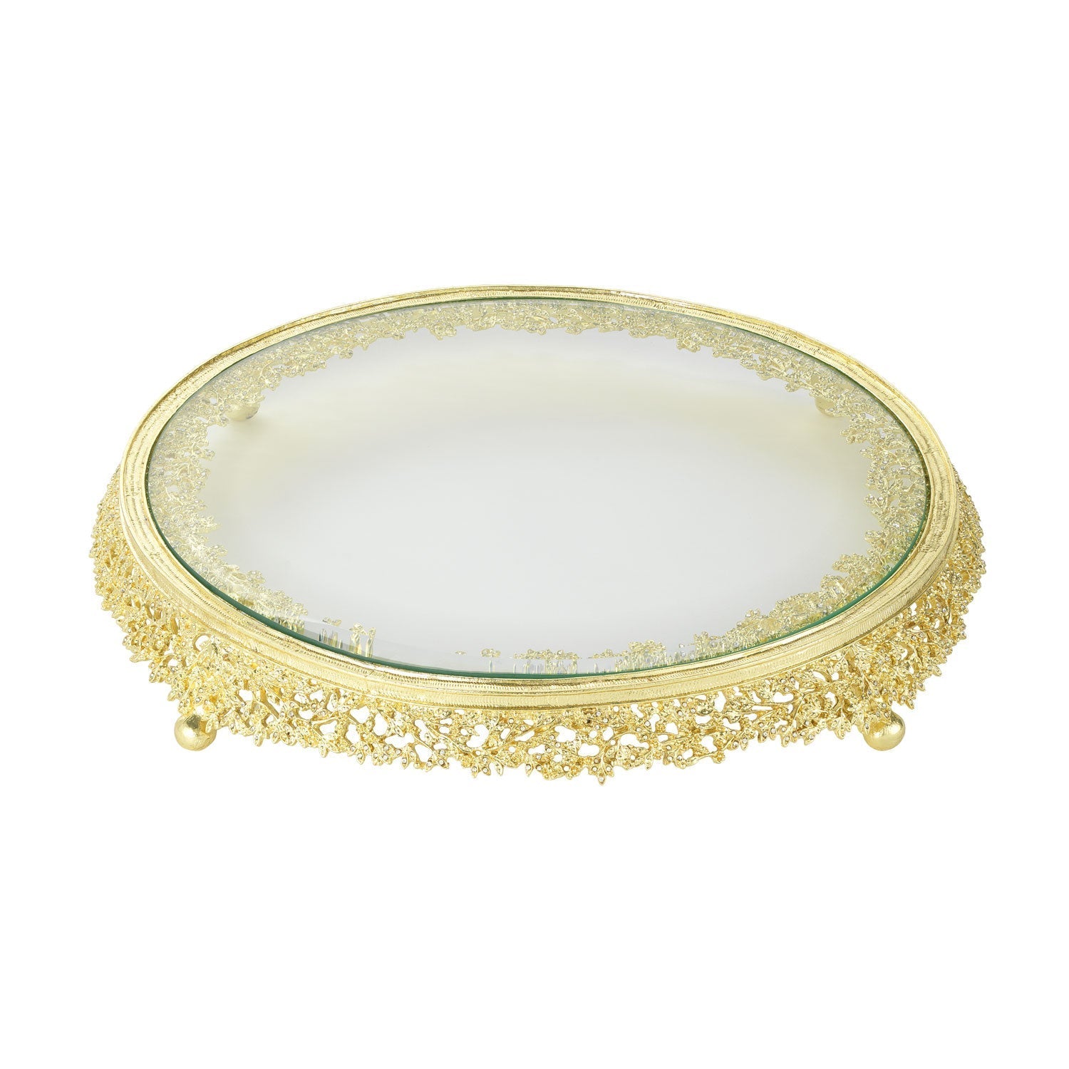 Olivia Riegel Gold Isadora Cake Plateau — ShopTheAddison