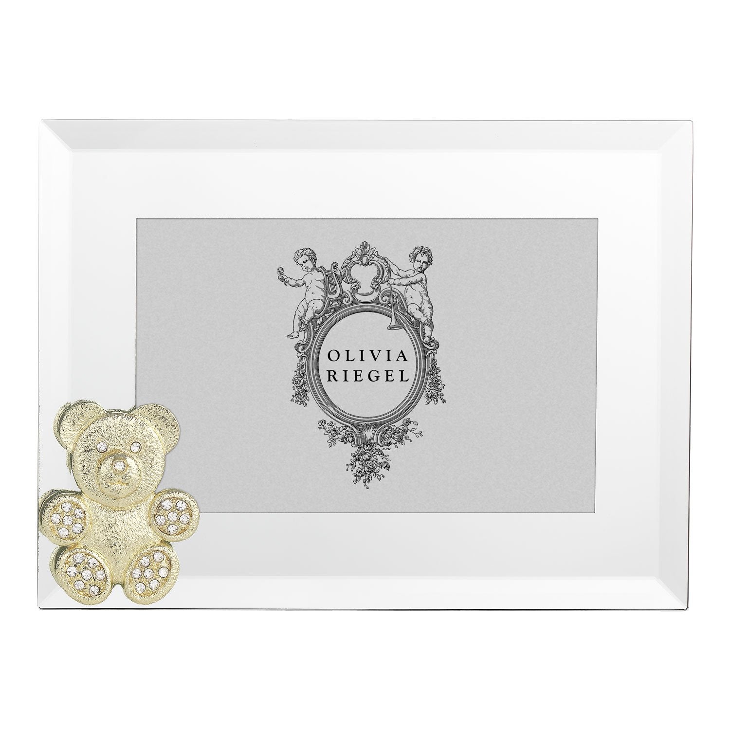 Olivia Riegel Picture Frames Olivia Riegel Gold Teddy Bear 4" x 6" Frame