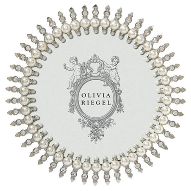 Olivia Riegel Picture Frames Olivia Riegel Jubilee Round 5" Pearl Frame