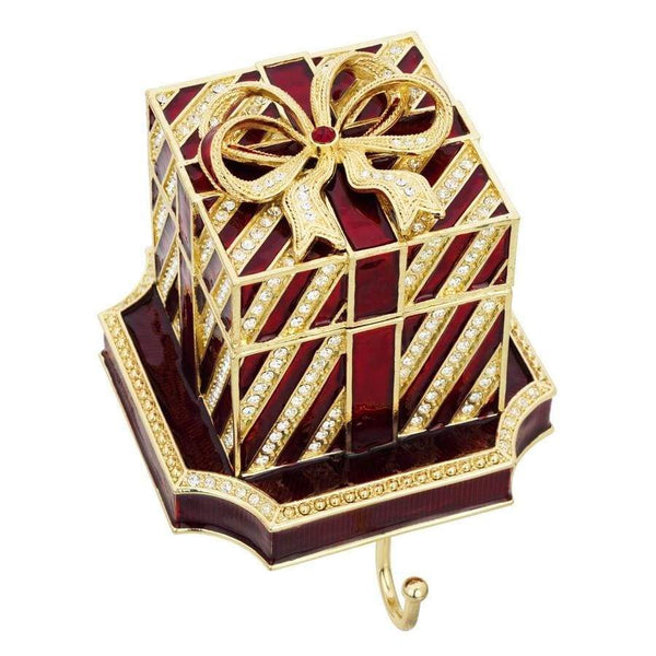 Olivia Riegel Giftware Olivia Riegel Red Gift Box Stocking Holder