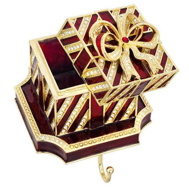 Olivia Riegel Giftware Olivia Riegel Red Gift Box Stocking Holder