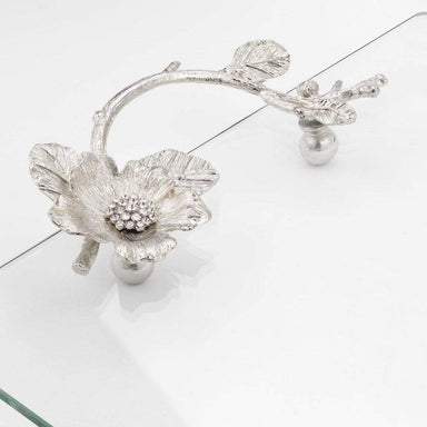 Olivia Riegel Giftware Olivia Riegel Silver Botanica Glass Tray