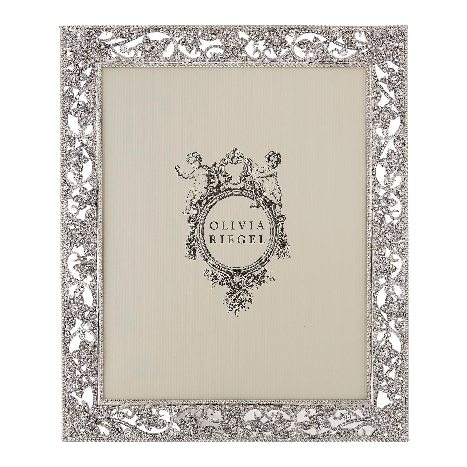 Olivia Riegel Picture Frames Olivia Riegel Silver Flora 8" x 10" Frame