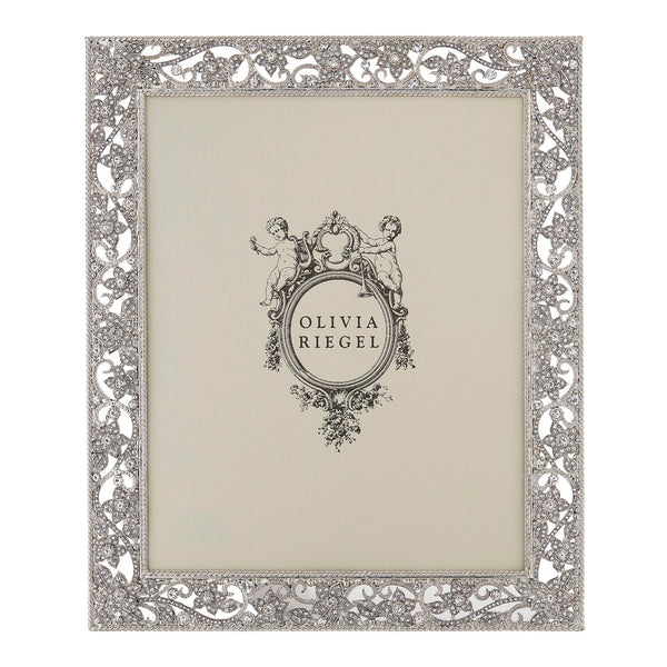 Olivia Riegel Picture Frames Olivia Riegel Silver Flora 8" x 10" Frame