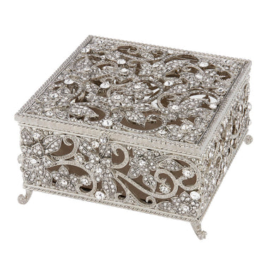 Olivia Riegel Giftware Olivia Riegel Silver Flora Box