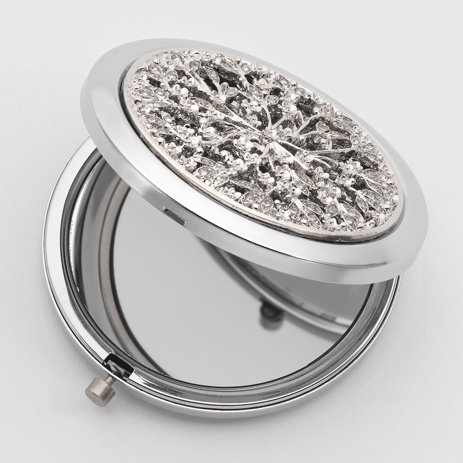 Olivia Riegel Compact Mirrors Olivia Riegel Silver Isadora Compact