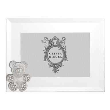 Olivia Riegel Picture Frames Olivia Riegel Silver Teddy Bear 4" x 6" Frame
