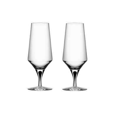 Orrefors Art Glass Orrefors Metropol Beer (pair)