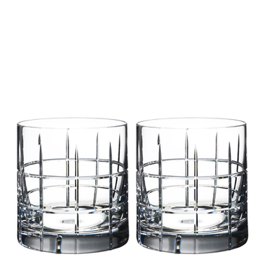 Orrefors Art Glass Orrefors Street Double Old Fashioned (pair)