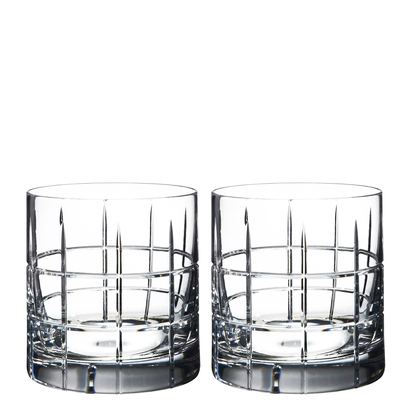 Orrefors Art Glass Orrefors Street Double Old Fashioned (pair)