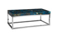 Phillips Collection Home Oversized LTL - Rate to be Quoted Phillips Collection Agate Coffee Table, Stainless Steel Base