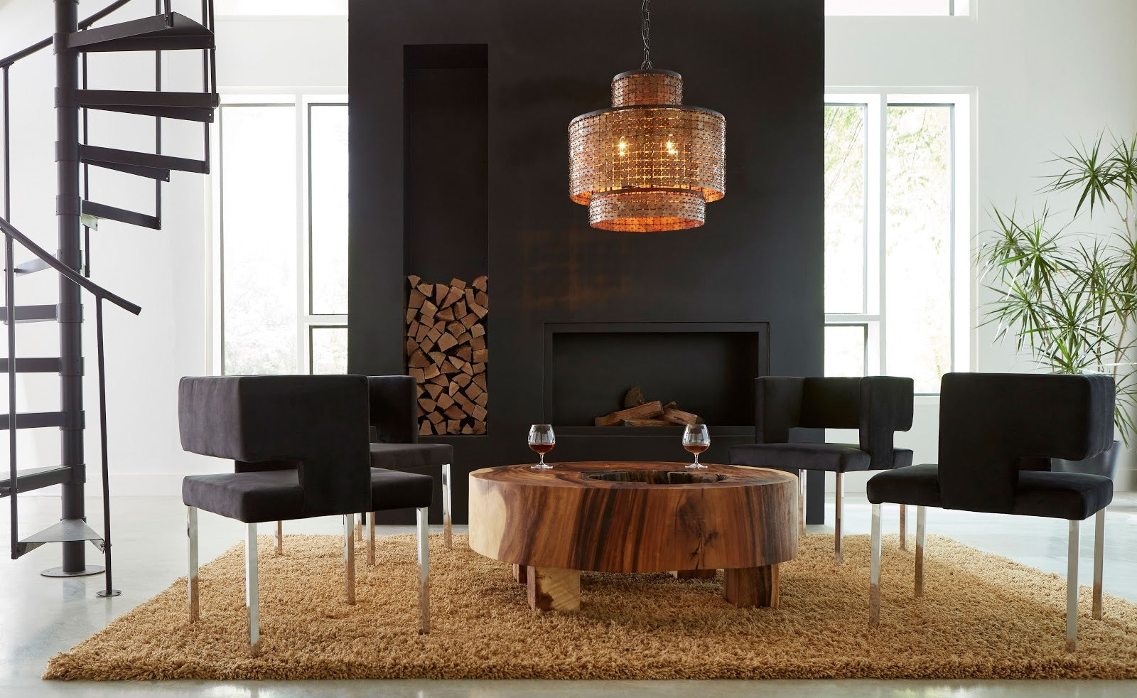Phillips Collection Home Phillips Collection Armor Chandelier, Brass