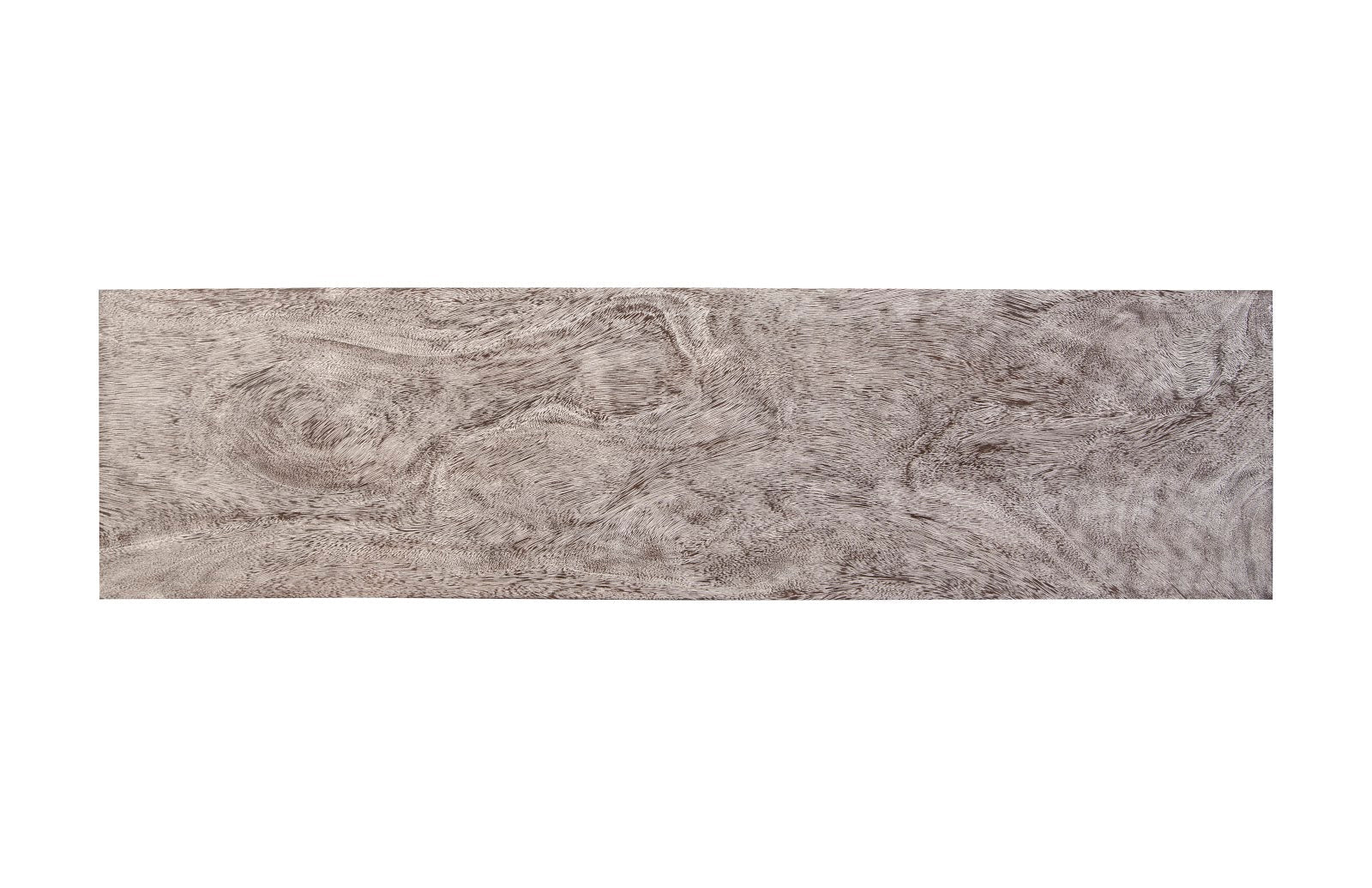 Phillips Collection Home Oversized LTL - Rate to be Quoted Phillips Collection Atlas Console Table, Chamcha Wood, Gray Stone Finish, Metal