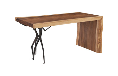 Phillips Collection Home Oversized LTL - Rate to be Quoted Phillips Collection Atlas Desk, Natural, Waterfall Leg