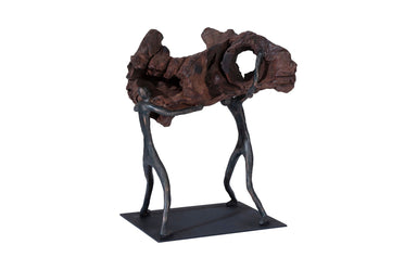 Phillips Collection Home Phillips Collection Atlas Tabletop Sculpture, Freeform High Lift, With Base