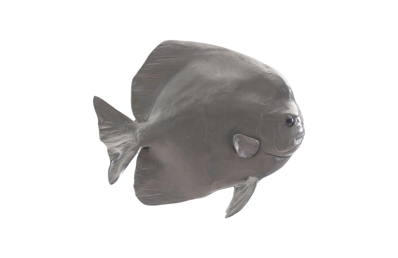 Phillips Collection Home Phillips Collection Australian Bat Fish Wall Sculpture, Resin, Polished Aluminum Finish