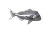 Phillips Collection Home Phillips Collection Australian Snapper Fish Wall Sculpture, Resin, Polished Aluminum Finish