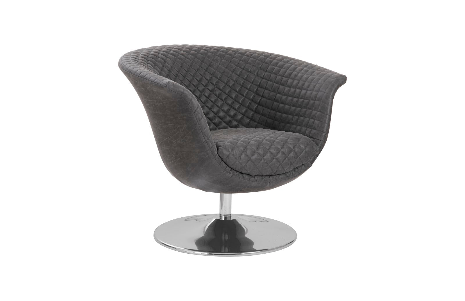 Phillips Collection Home Oversized LTL - Rate to be Quoted Phillips Collection Autumn Swivel Chair, Vintage Dark Gray