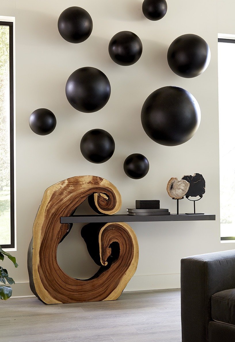 Phillips Collection Home Phillips Collection Ball on the Wall, Large, Matte Black