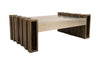 Phillips Collection Home Oversized LTL - Rate to be Quoted Phillips Collection Barcode Coffee Table, Mahogany, Stainless Steel