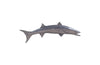 Phillips Collection Home Phillips Collection Barracuda Fish Wall Sculpture, Resin, Polished Aluminum Finish