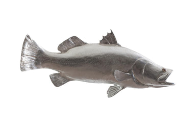 Phillips Collection Home Phillips Collection Barramundi Fish Wall Sculpture, Resin, Silver Leaf
