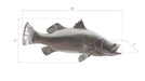 Phillips Collection Home Phillips Collection Barramundi Fish Wall Sculpture, Resin, Silver Leaf