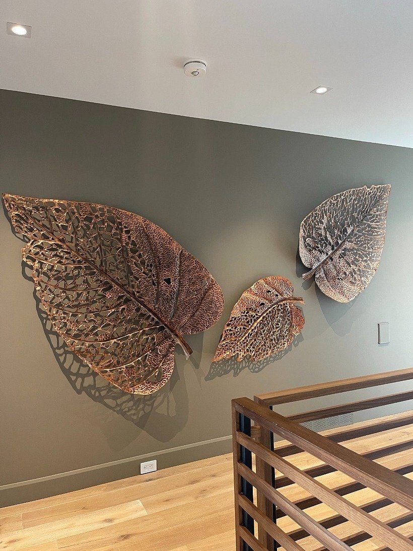 Phillips Collection Home Oversized LTL - Rate to be Quoted Phillips Collection Birch Leaf Wall Art, Copper, XL