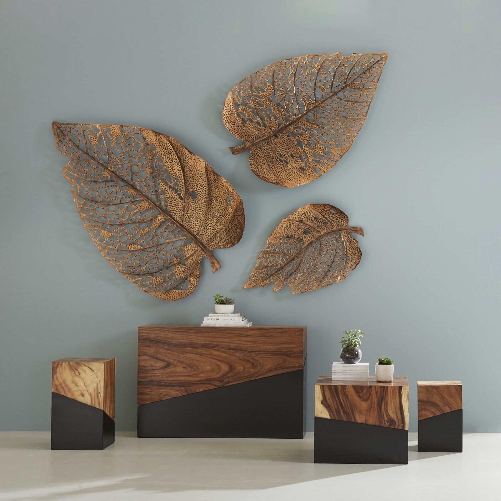 Phillips Collection Home Oversized LTL - Rate to be Quoted Phillips Collection Birch Leaf Wall Art, Copper, XL