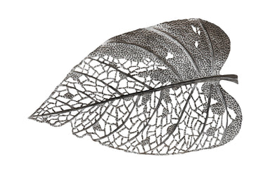 Phillips Collection Home Oversized LTL - Rate to be Quoted Phillips Collection Birch Leaf Wall Art, Silver, XL