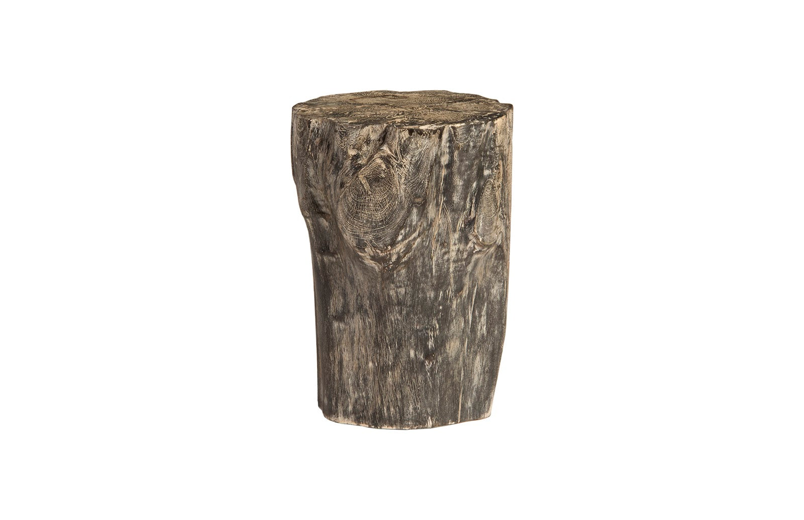 Phillips Collection Home Phillips Collection Black Wash Stool, Round