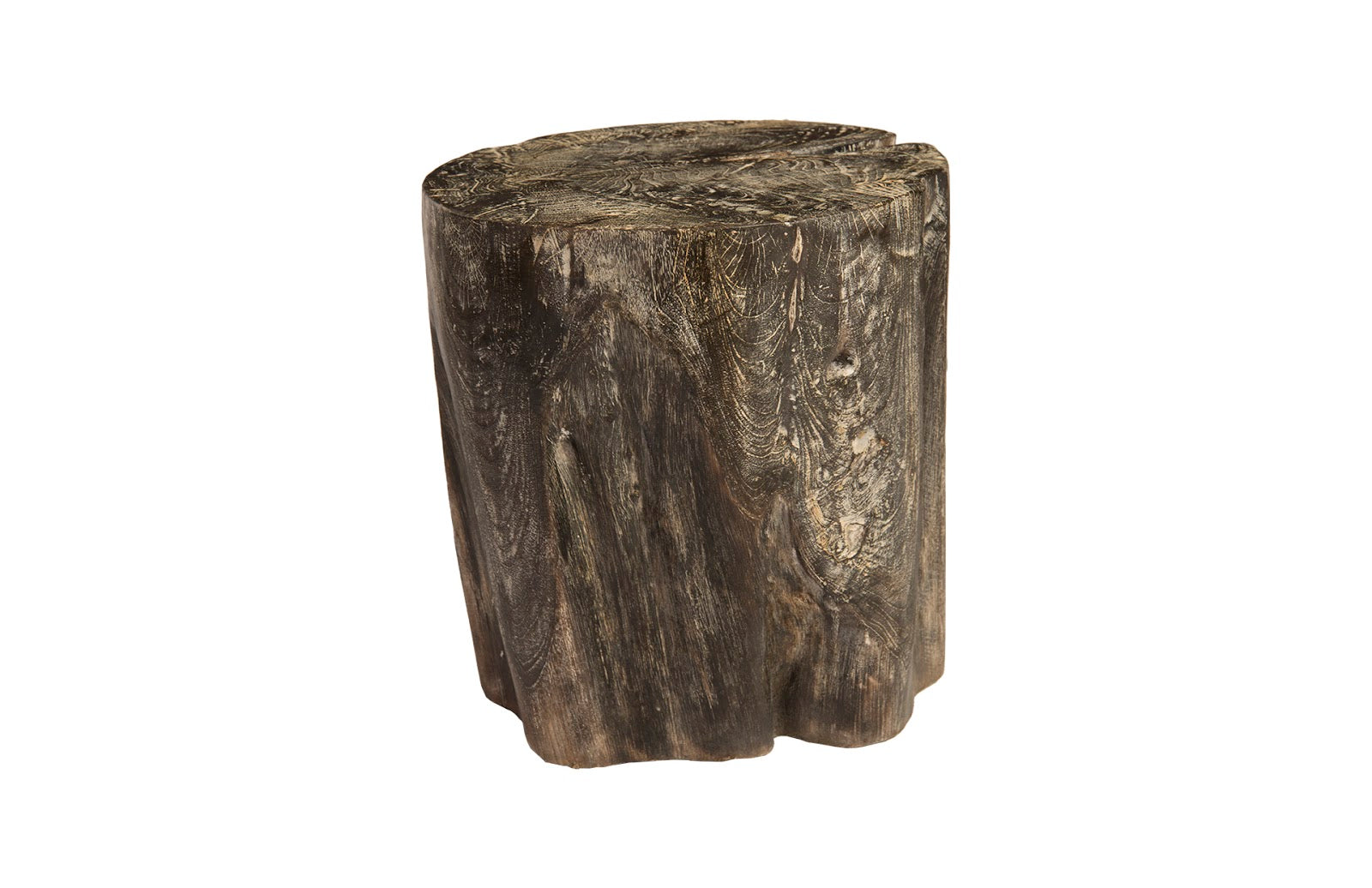 Phillips Collection Home Phillips Collection Black Wash Stool, Round
