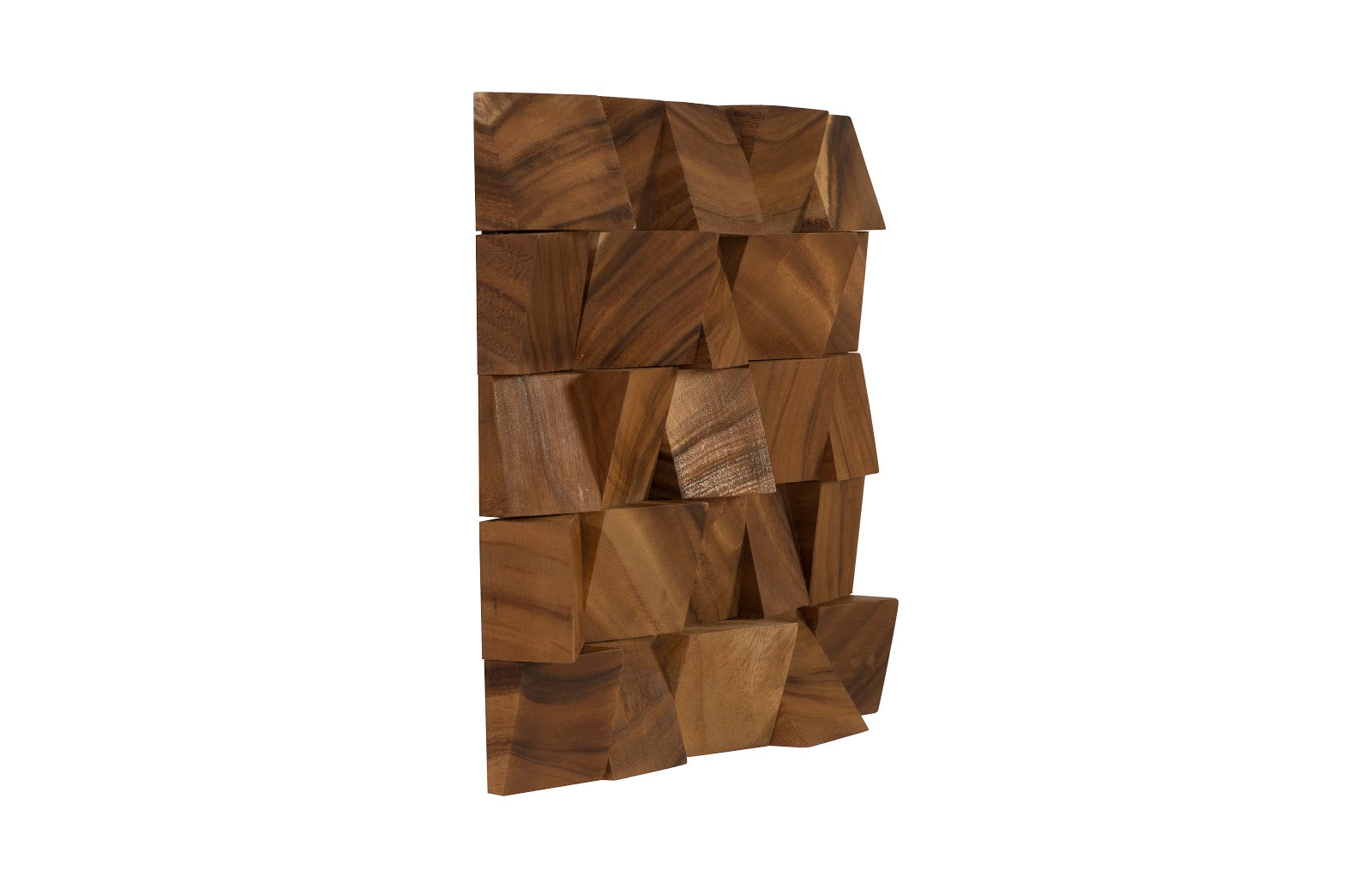 Phillips Collection Home Phillips Collection Blocks Wall Tile, Chamcha Wood, Natural