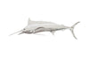 Phillips Collection Home Oversized LTL - Rate to be Quoted Phillips Collection Blue Marlin Fish Wall Sculpture, Resin, Silver Leaf