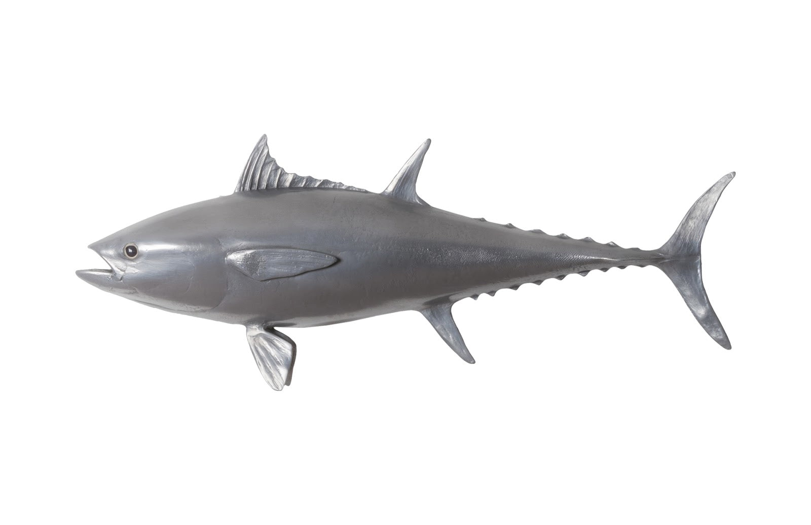 Phillips Collection Home Phillips Collection Bluefin Tuna Fish Wall Sculpture, Resin, Polished Aluminum Finish