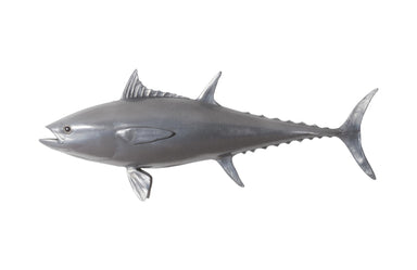 Phillips Collection Home Phillips Collection Bluefin Tuna Fish Wall Sculpture, Resin, Polished Aluminum Finish