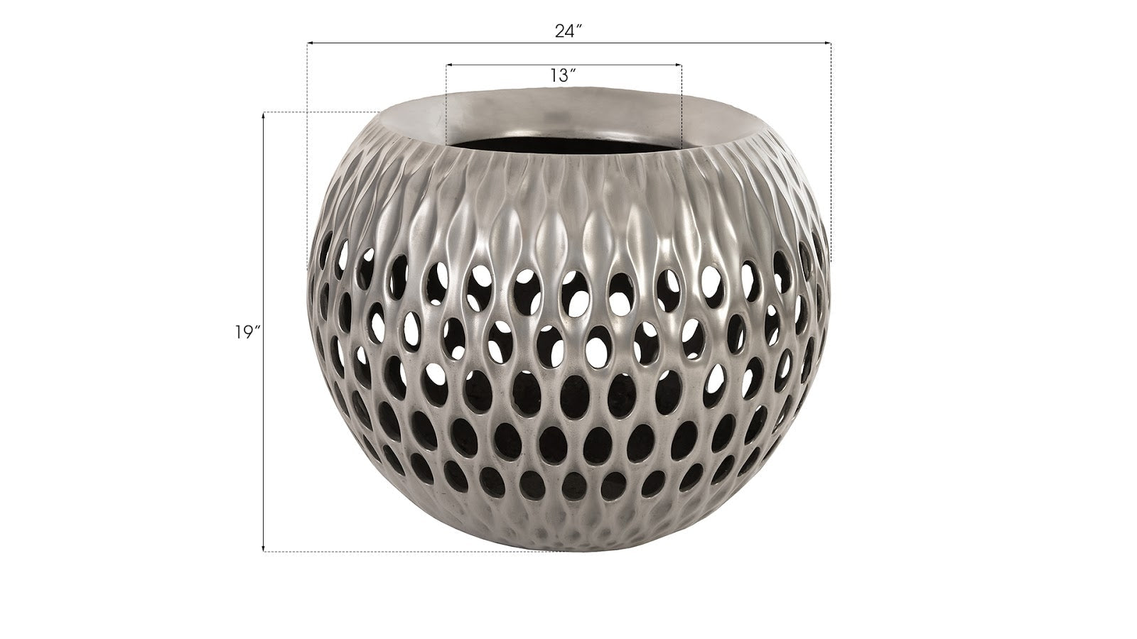 Phillips Collection Home Phillips Collection Breathe Planter, Aluminum