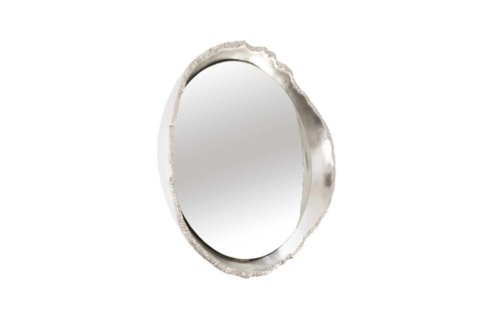 Phillips Collection Home Oversized LTL - Rate to be Quoted Phillips Collection Broken Egg Mirror, Silver Leaf