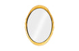 Phillips Collection Home Oversized LTL - Rate to be Quoted Phillips Collection Broken Egg Mirror, White and Gold Leaf